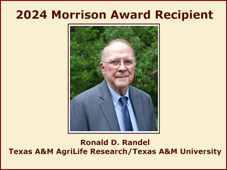 2024 Morrison Award Recipient